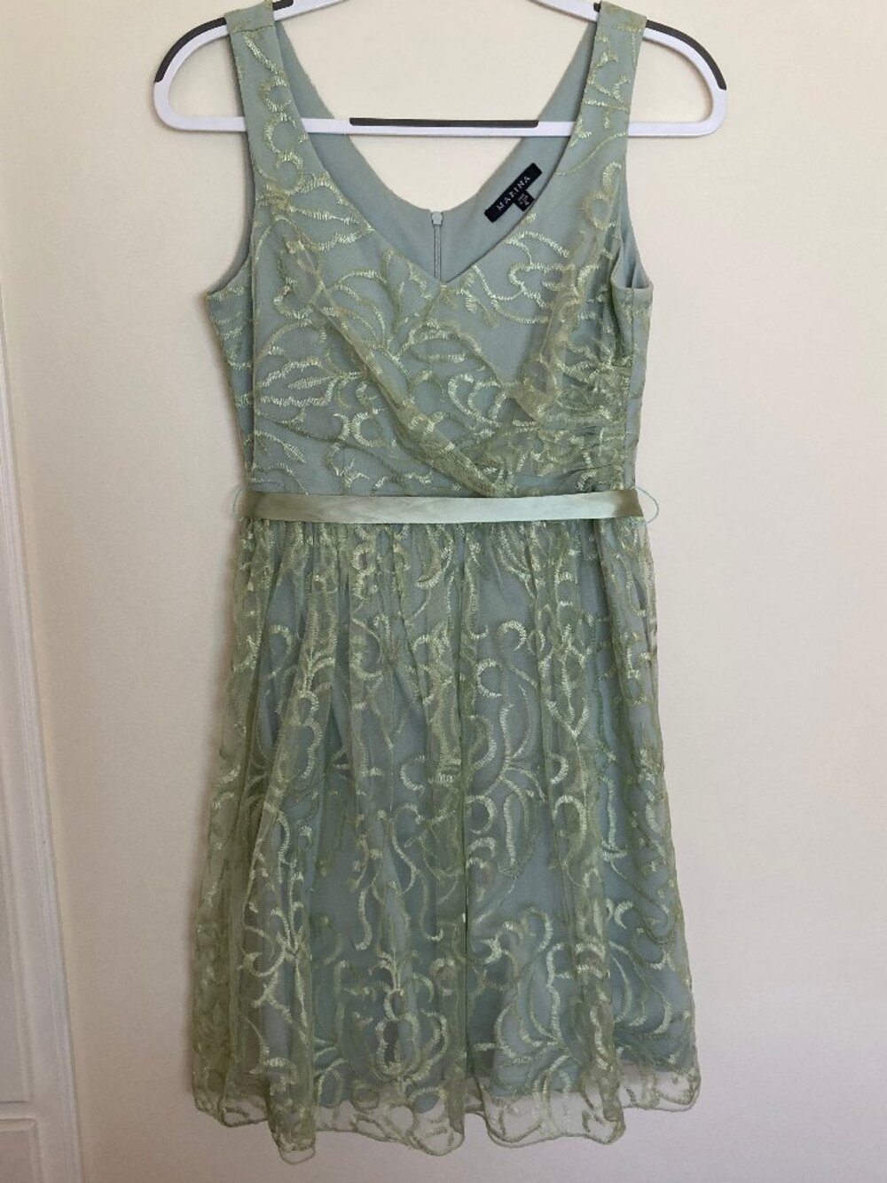 Marina Short Mint Green Party Dress
